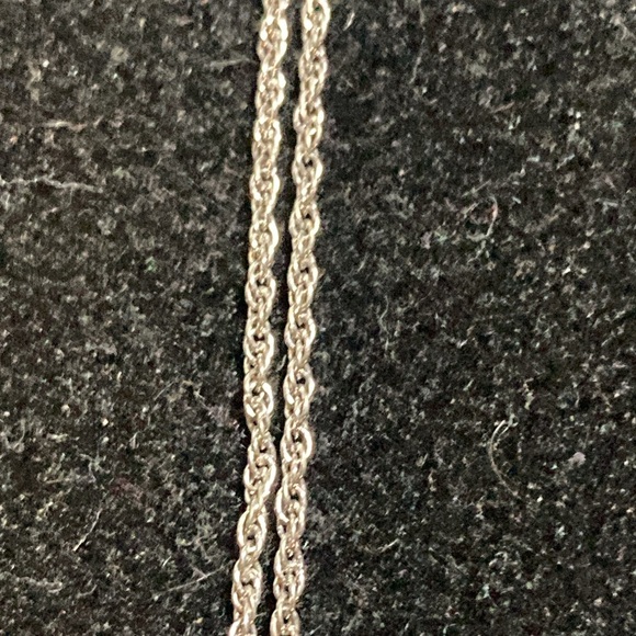 Sterling Thomas L Mott butterfly wing pendant with chain. - Picture 3 of 7